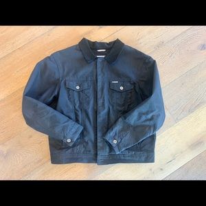 Iron & Resin Black Rambler Waxed Canvas Trucker Jacket